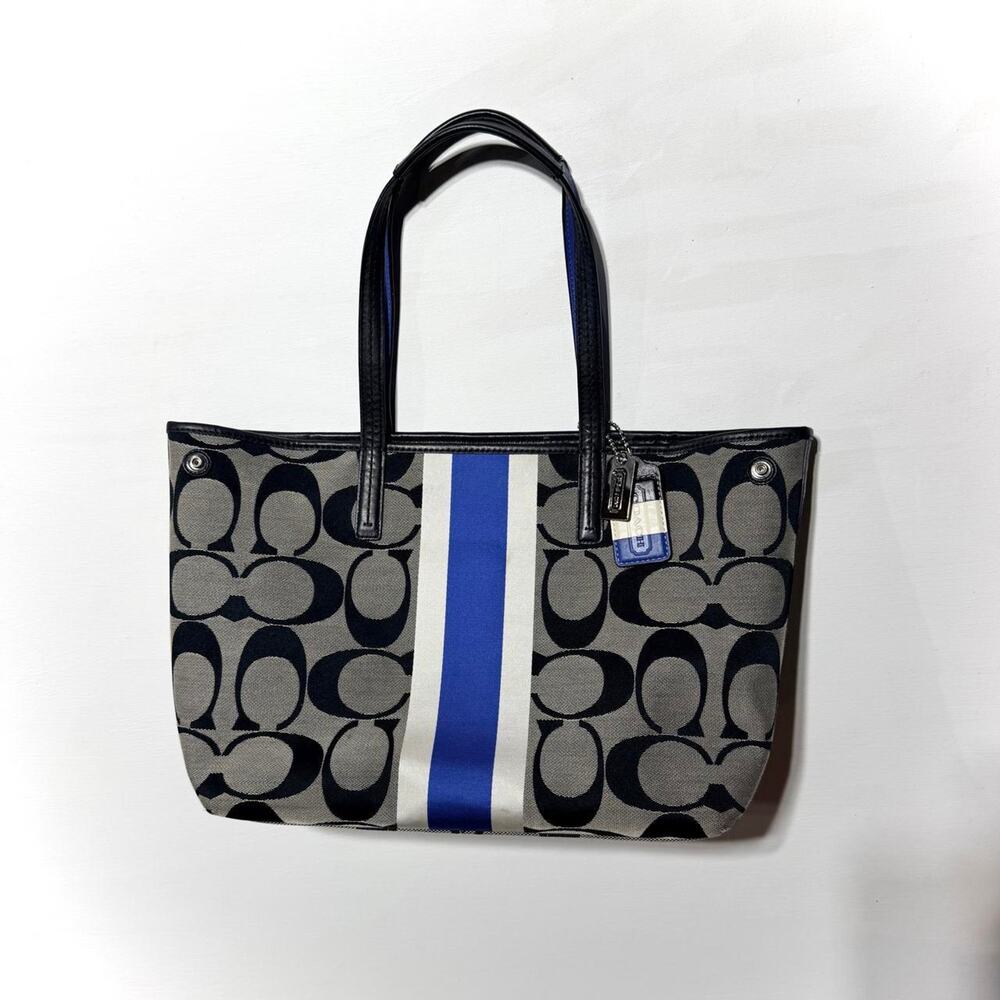 Vintage coach hamptons weekend signature tote